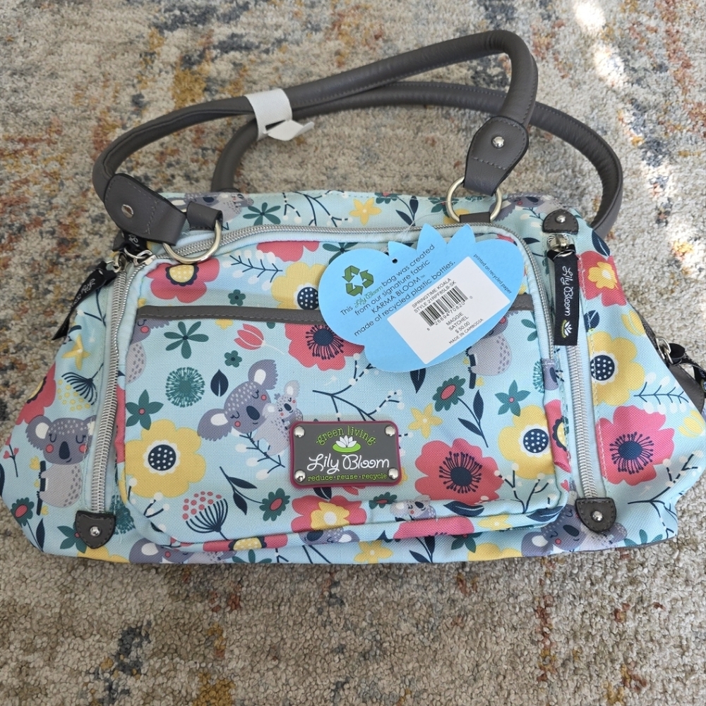 Lily Bloom Green Living Springtime Koala Maggie Satchel